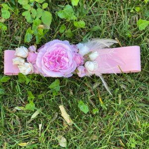 Cinturón Rosa Elástico