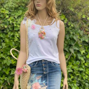 Falda Tejana Flores